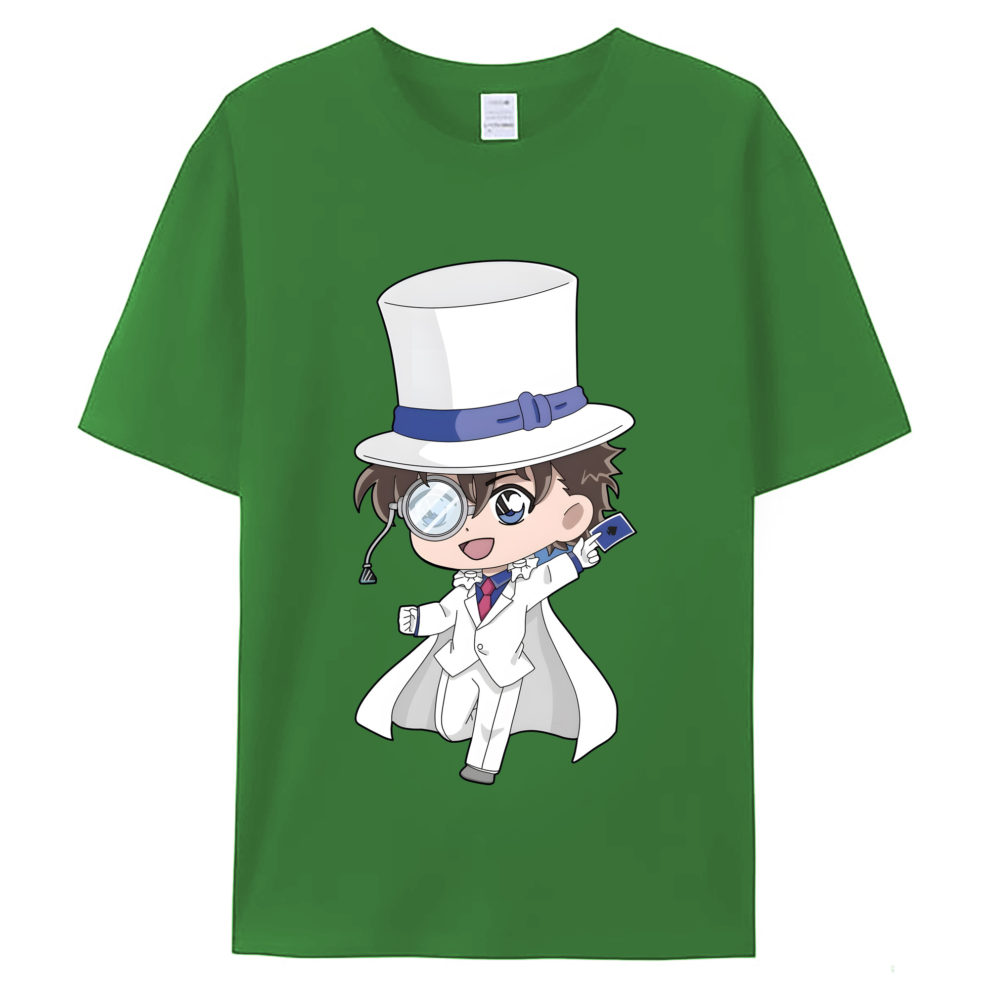 （画像用） 名探偵コナン くろば かいと Detective Conan Kuroba Kaito レディースカジュアルプリントTシャツ（綿100％）